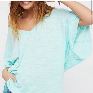 We The Free Boyfriend Tee in Mint Green